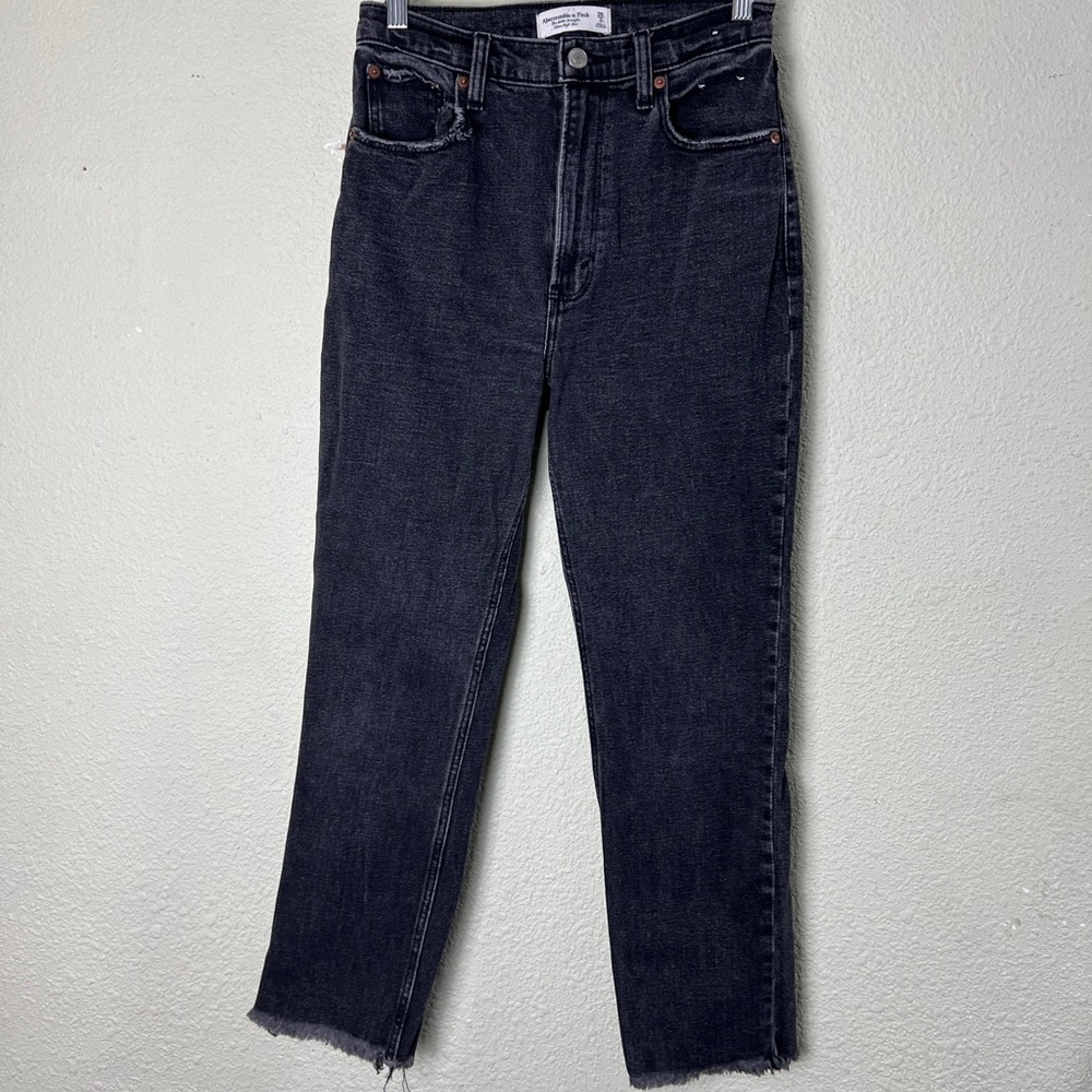 Abercrombie & Fitch The Ankle Straight Ultra High Rise Size 2